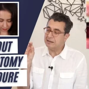 Dr. Göksel explaining the bichectomy procedure and aesthetic benefits.