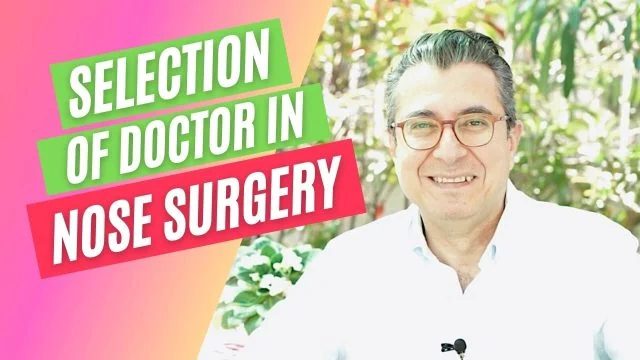 Dr. Göksel shares tips on selecting the right surgeon for nasal operations.